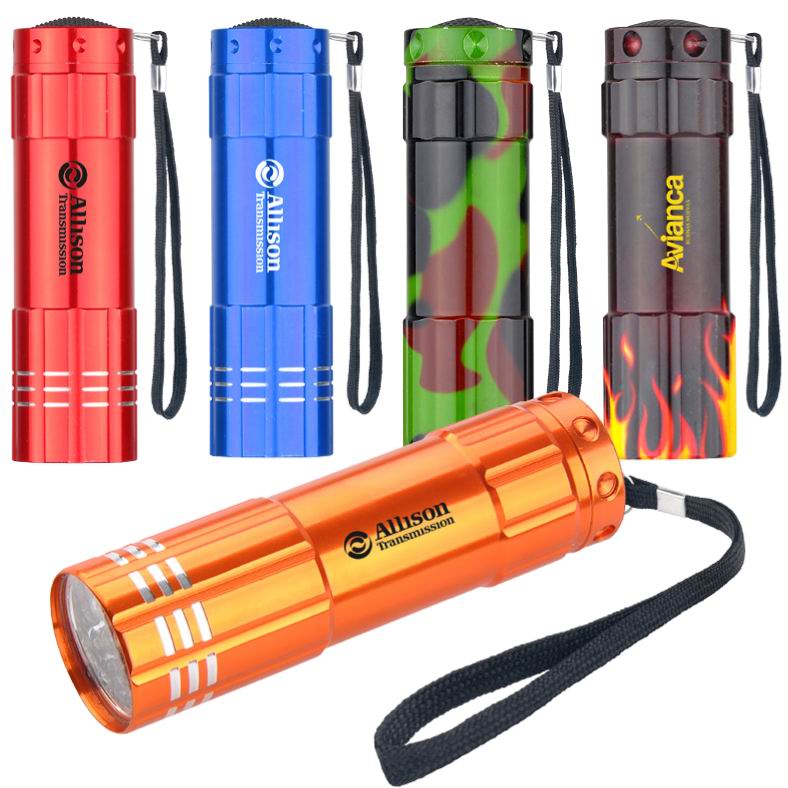 9 LED Aluminum Flashlight