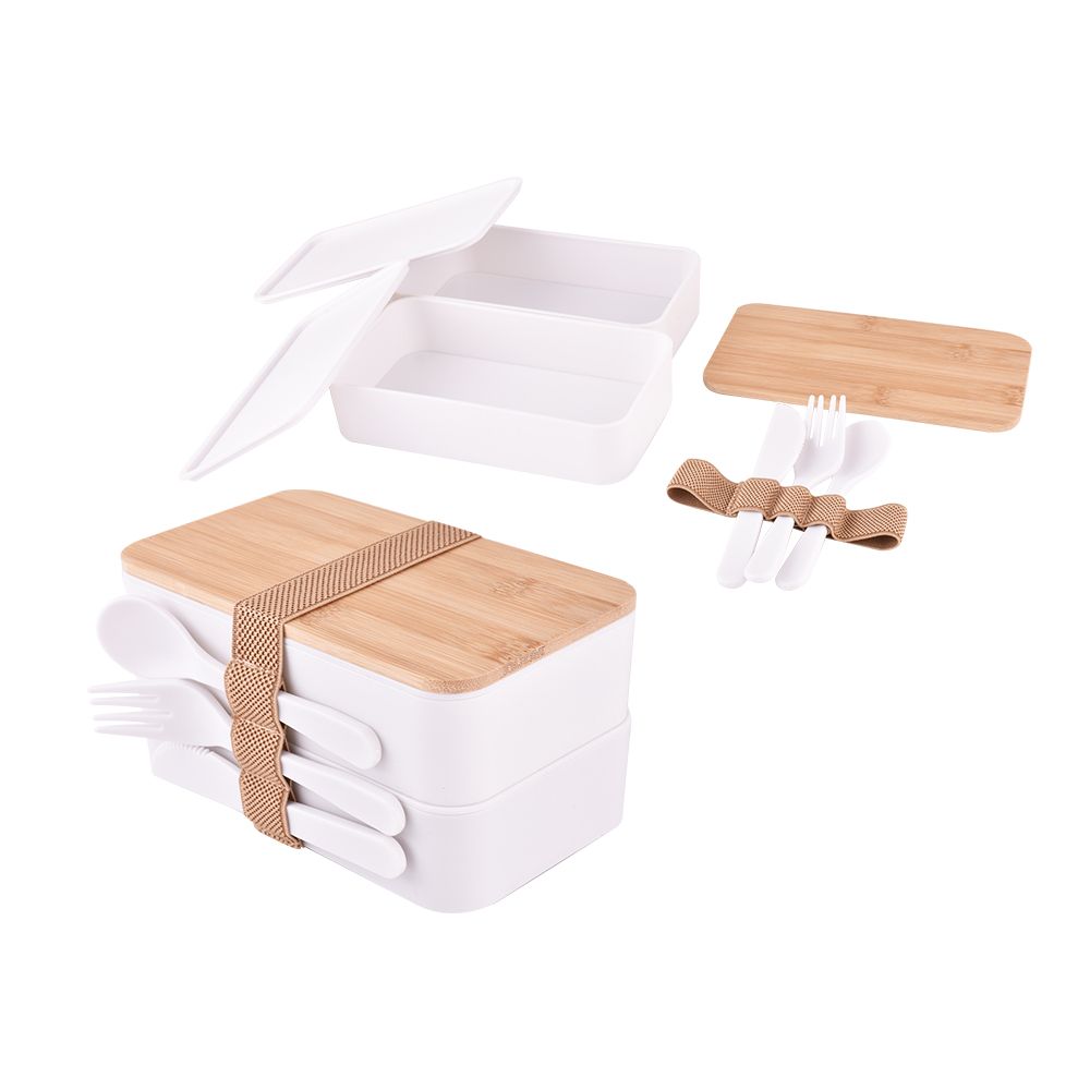 1200ML Lunch Box With Bamboo Lid 