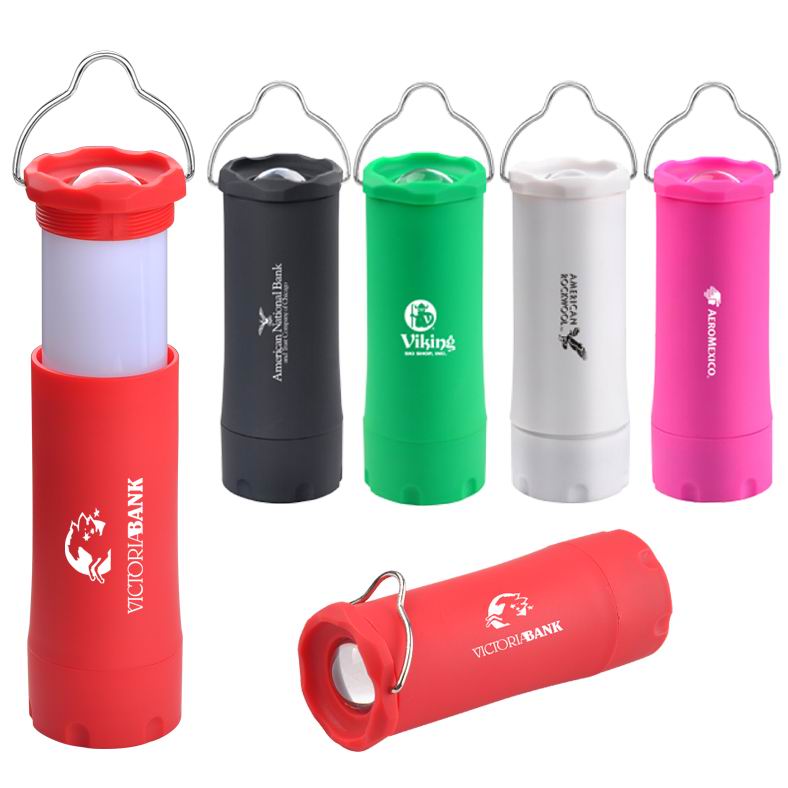 Rubberized Extending Lantern Flashlight