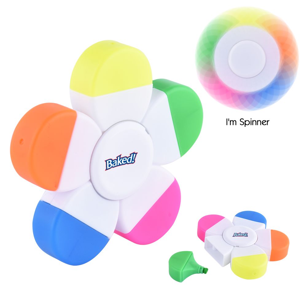 5 in 1 Highlighter With Fidget Spinner