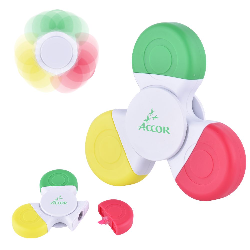 3 in 1 Highlighter With Fidget Spinner