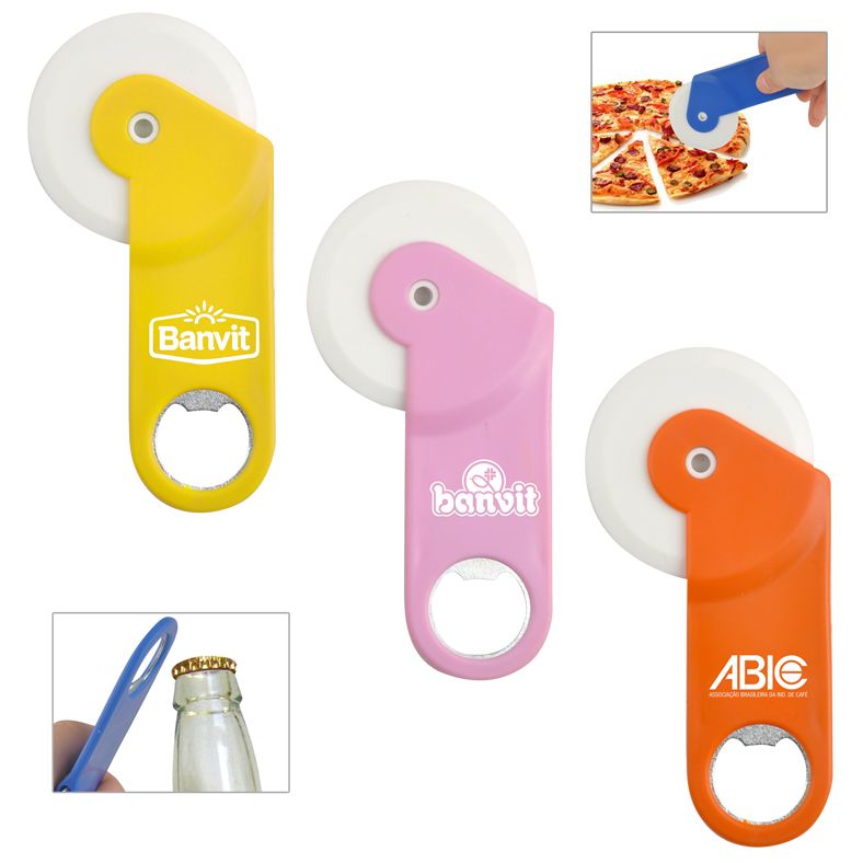 Pizza Cutter With Bottle Opener