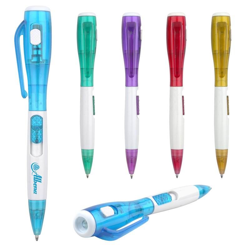 Plastic Ballpen With Light