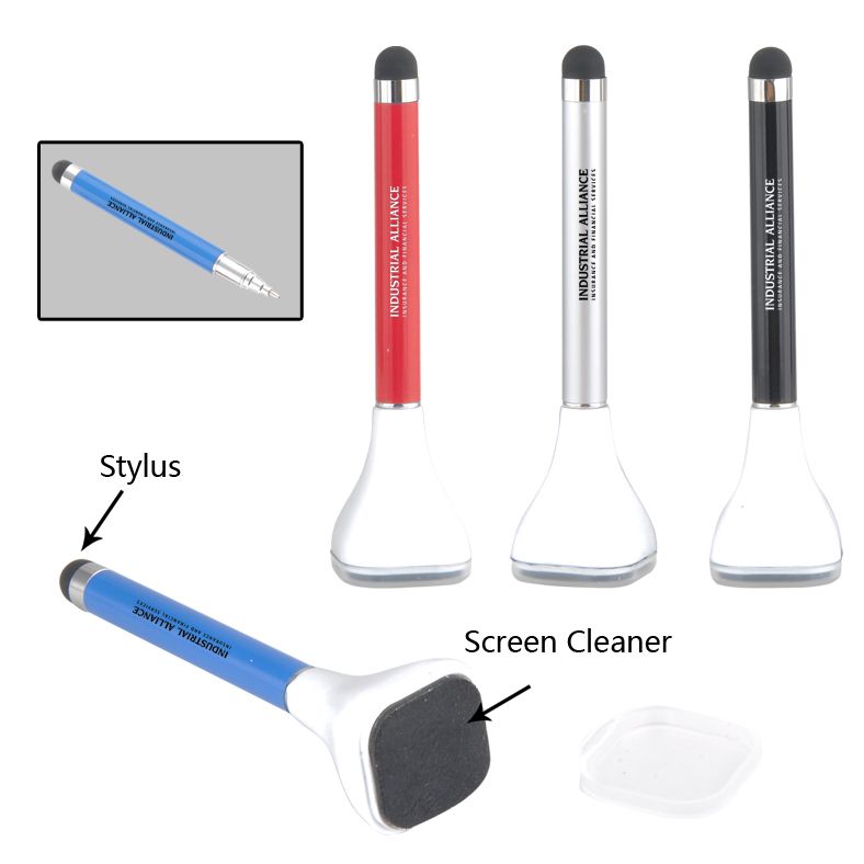 Stylus Pen Stand With Screen Cleaner