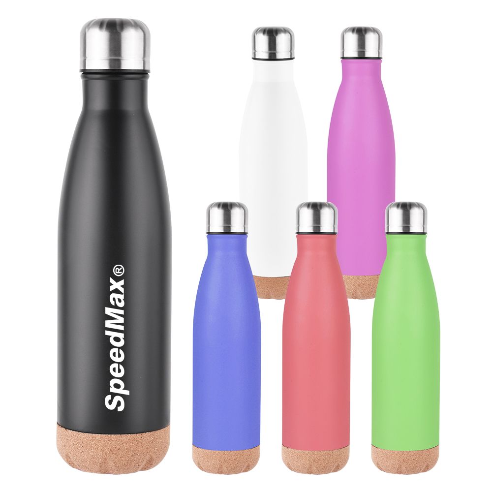 500ML  Stainless Steel Thermo  Bottle W/Cork Base