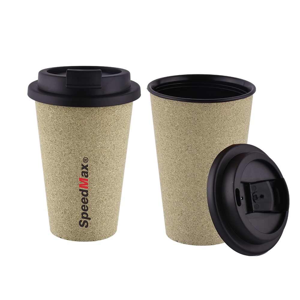 14oz. Cork Travel Coffee Tumbler