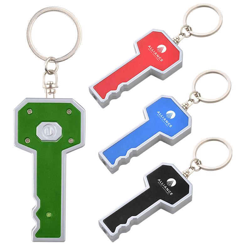 Key Shape LED Keychain Light