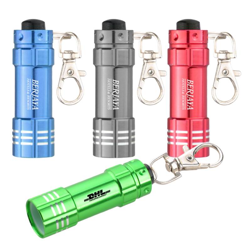 3 LED Aluminum Keychain Light