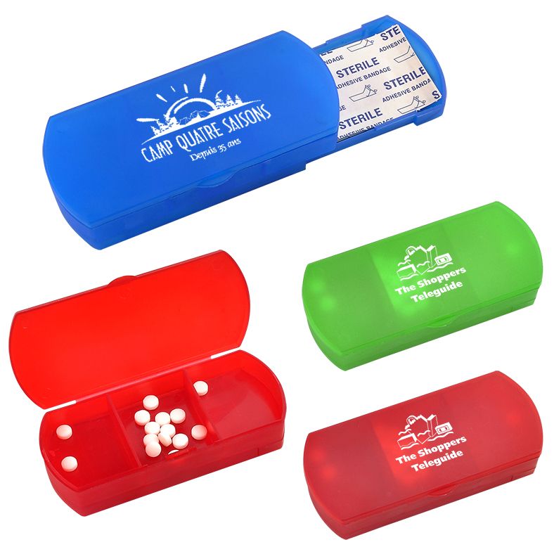 Pill Holder With Bandage Kit