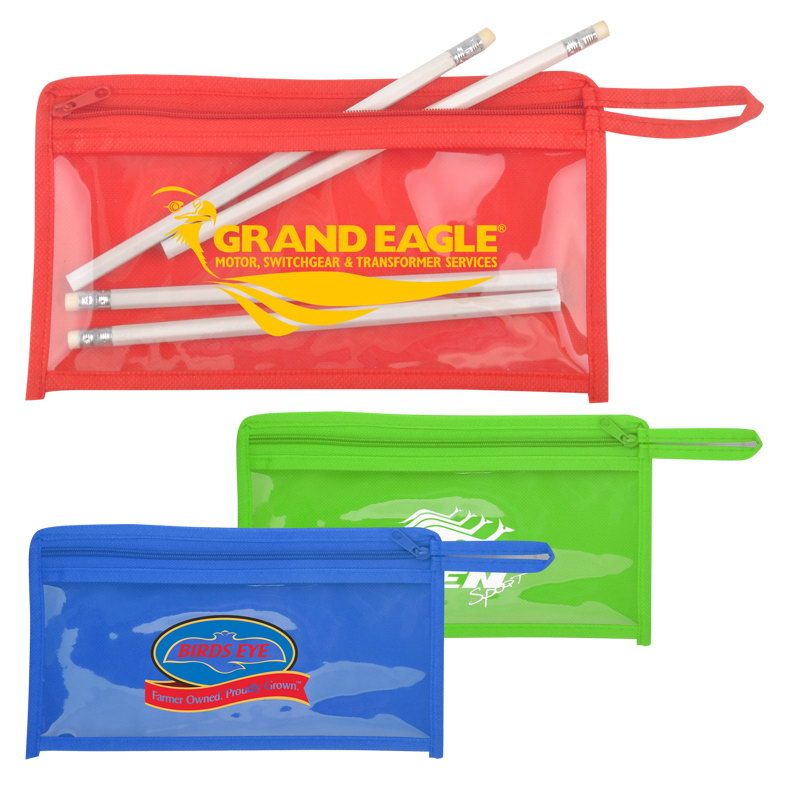 Non-woven Zippered Pencil Case