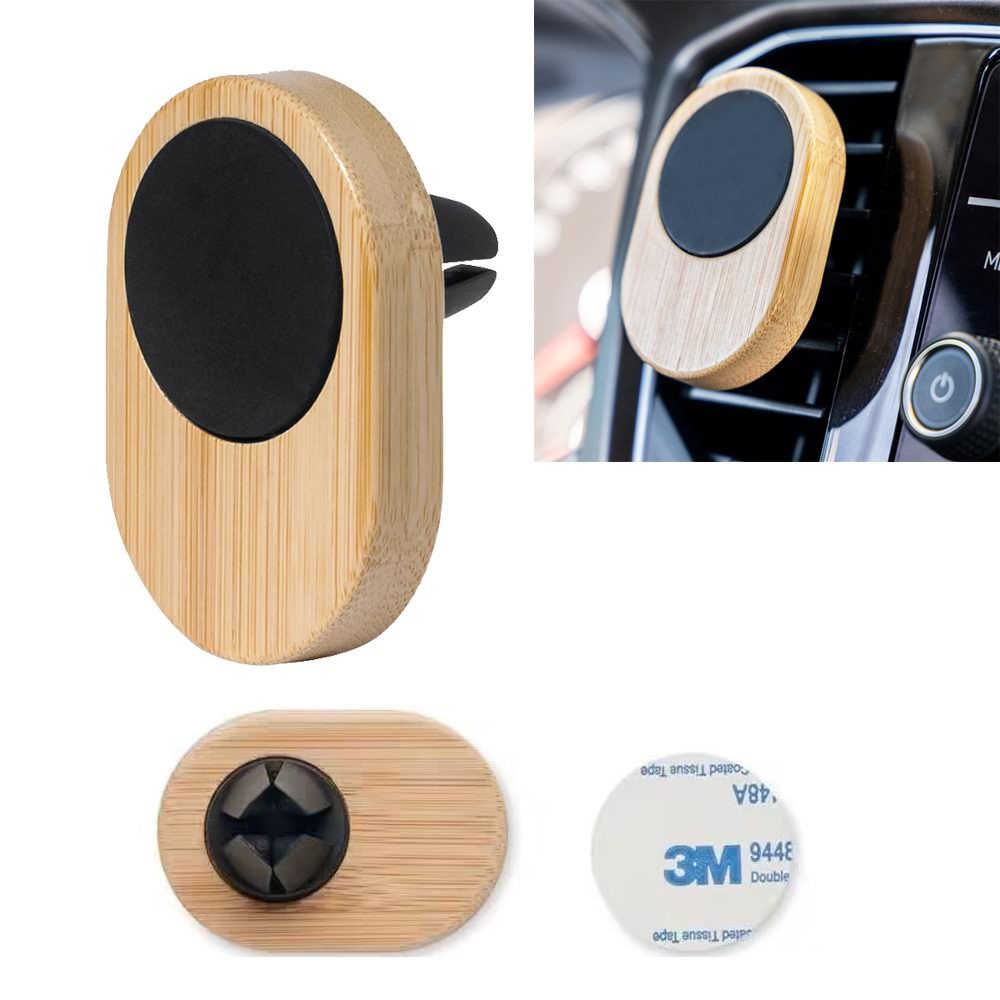 Bamboo Auto Mobile Holder