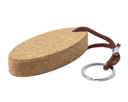 Cork Keychain