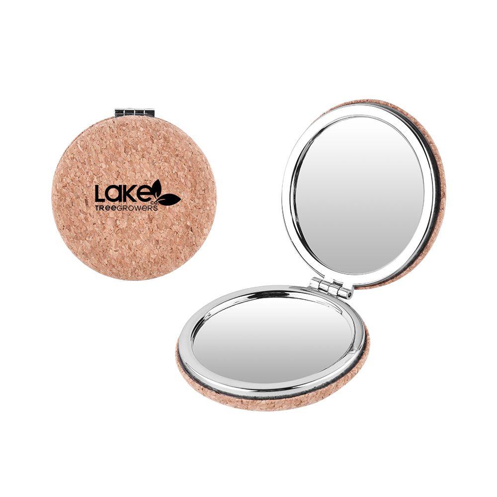 Cork Pocket Mirror