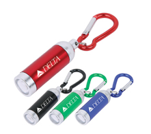 LED Flashlight With Carabiner