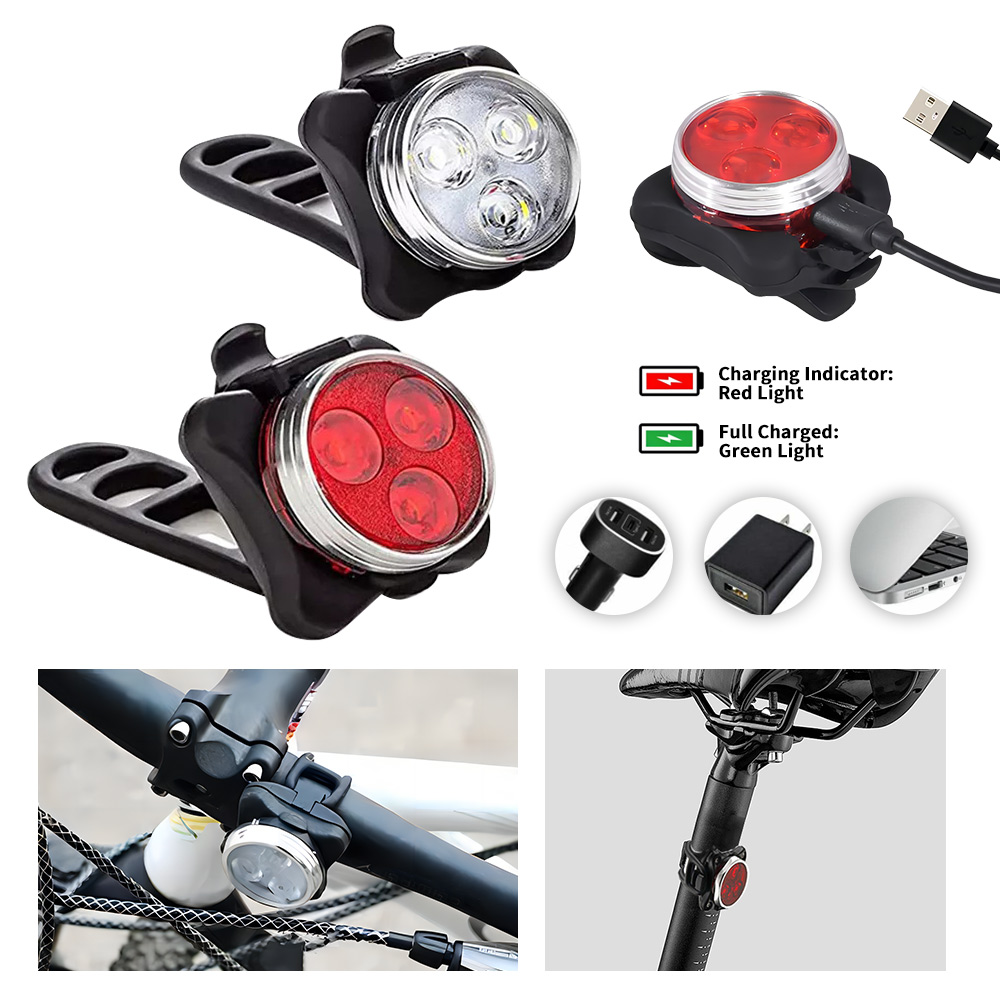 Rechargeable Bicycle Light Set