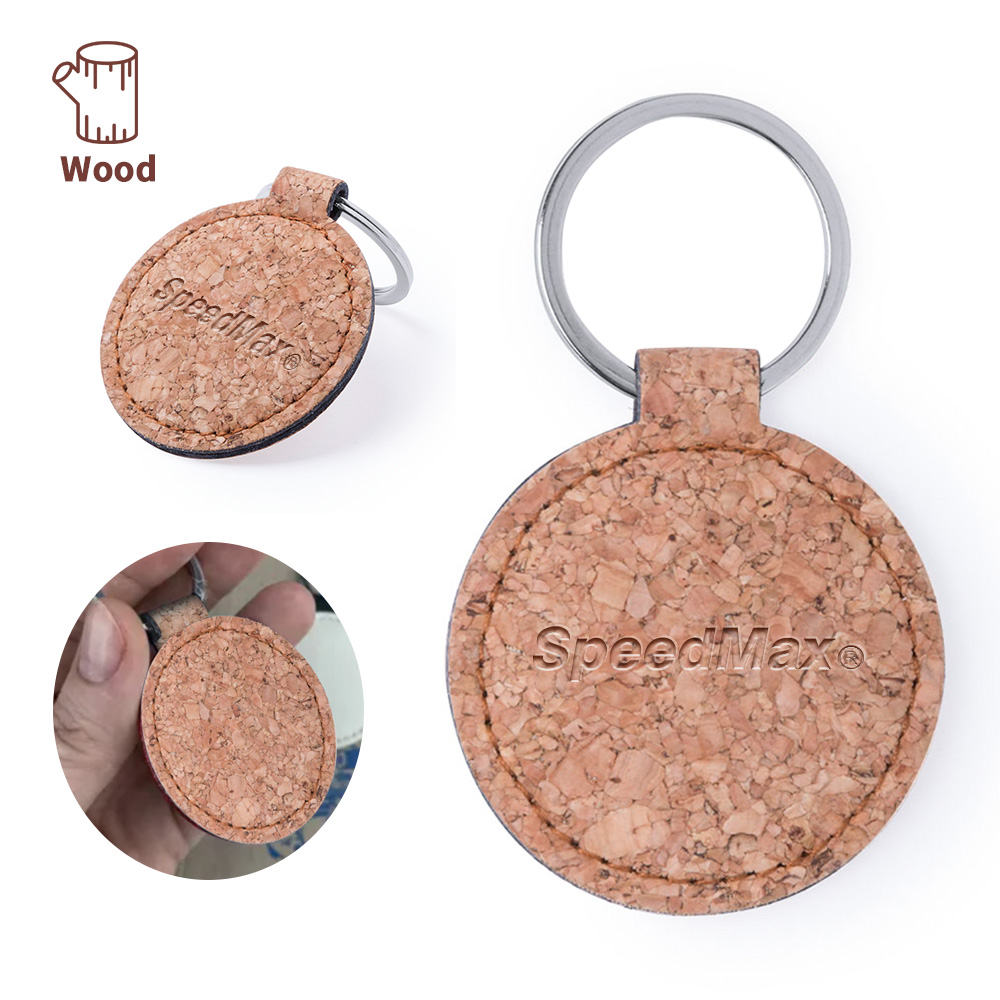 Cork Keychain