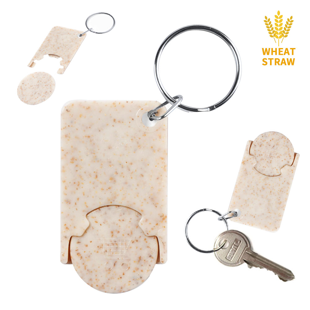 Wheat Straw Keychain