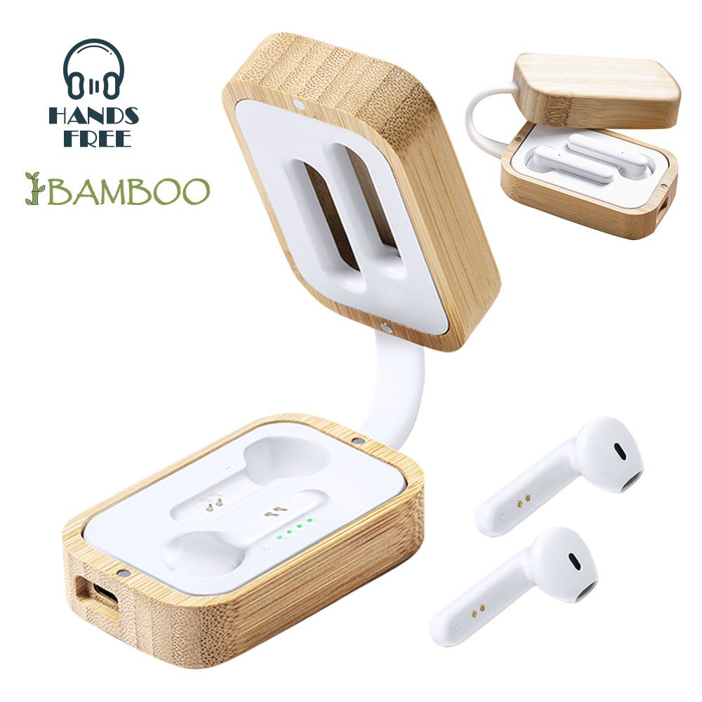 Bamboo Bluetooth Earphones