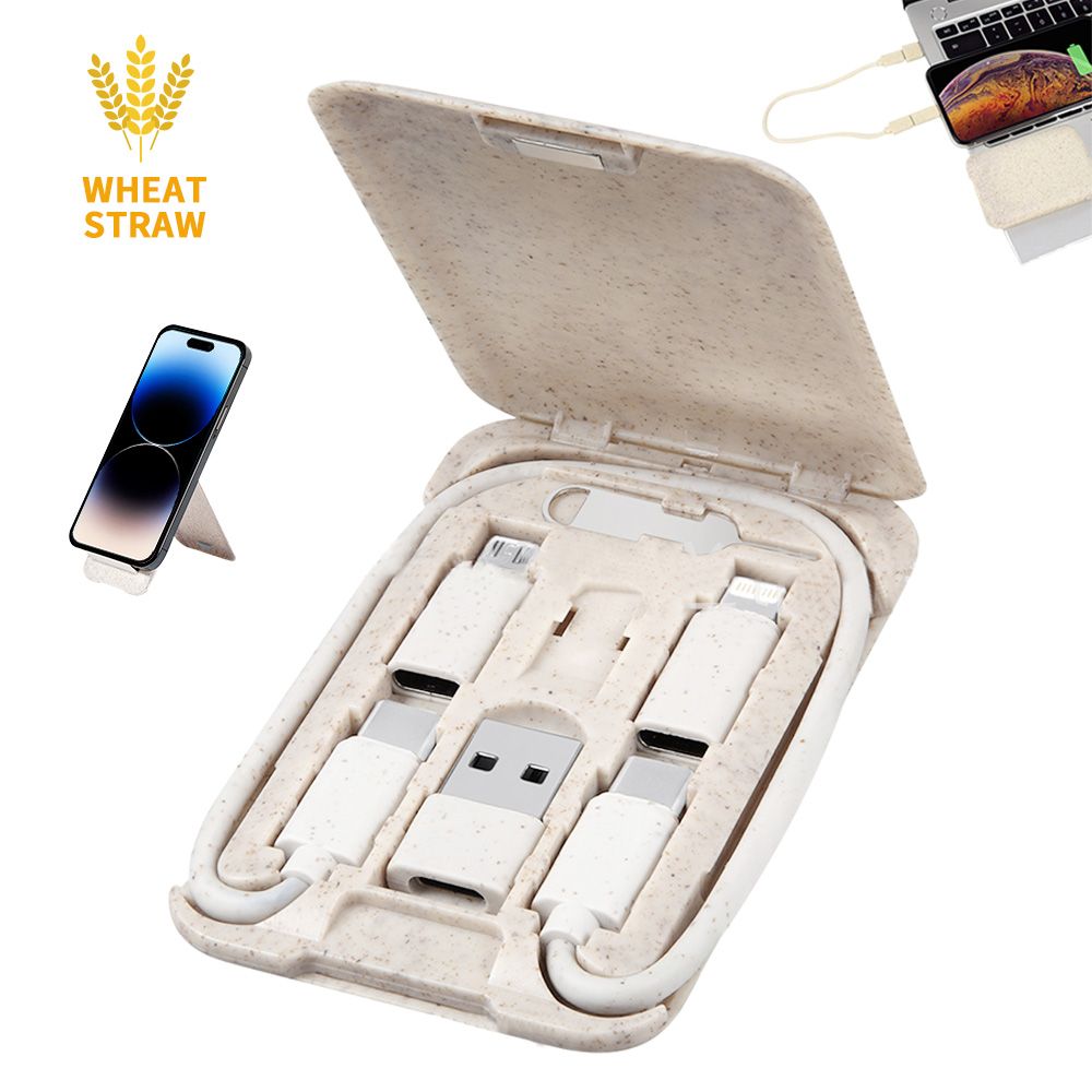 Wheatstraw Charging Cable Set