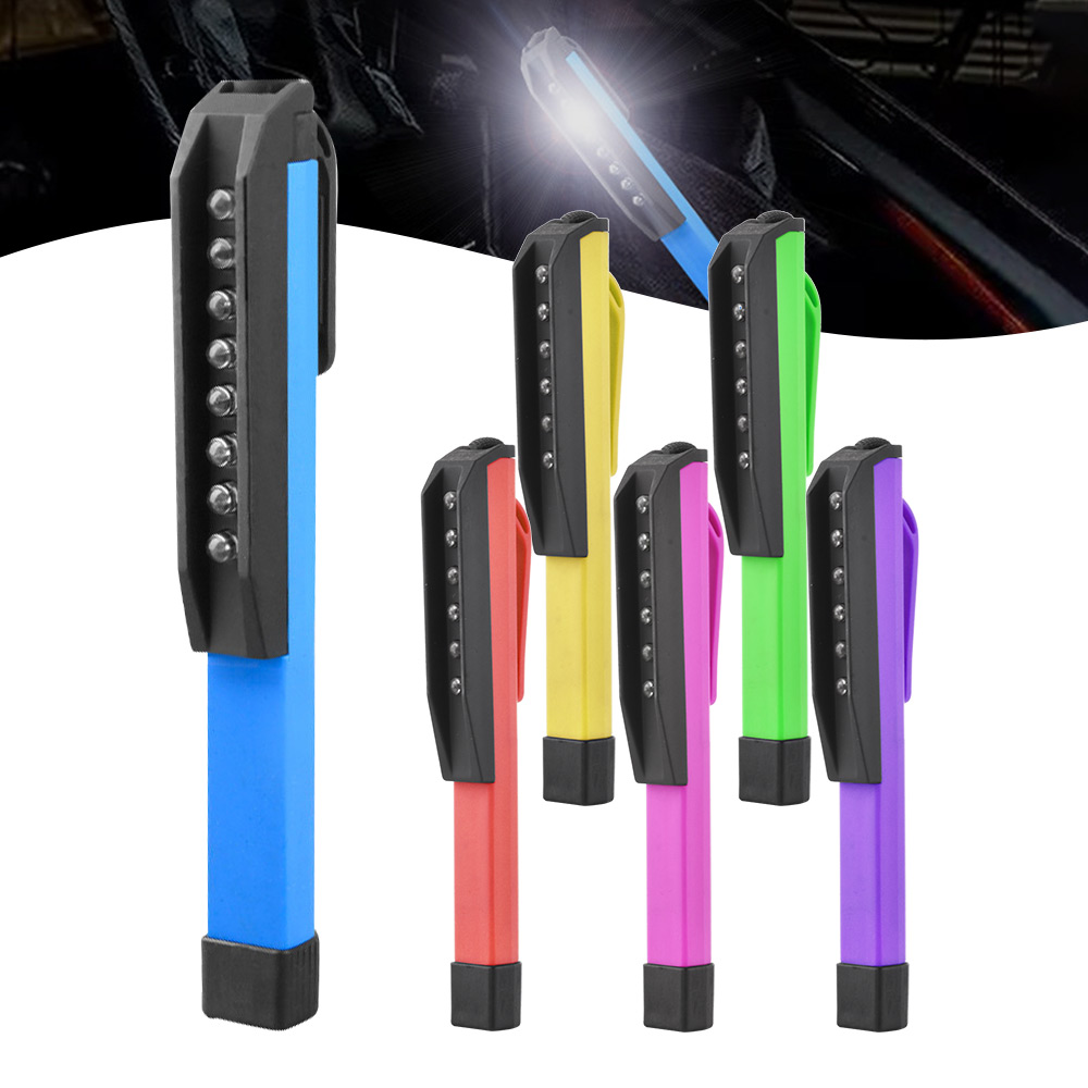 8 LED Pocket Light With Belt Clip