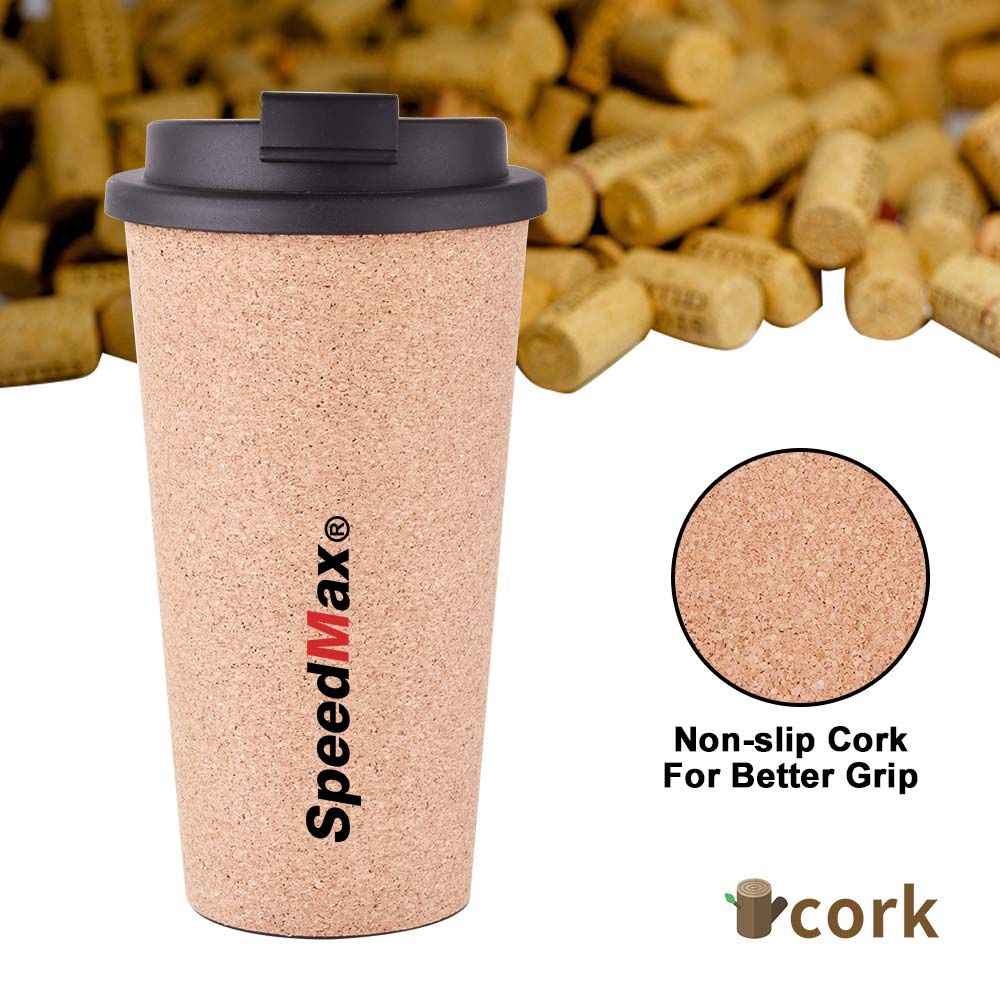 16oz Cork Travel Coffee Tumbler