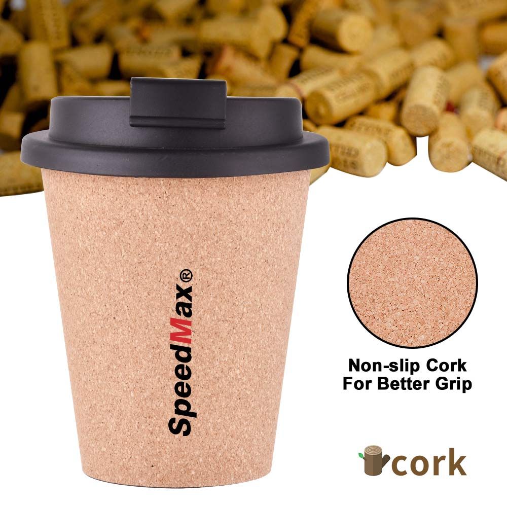 12 oz. Cork Travel Coffee Tumbler