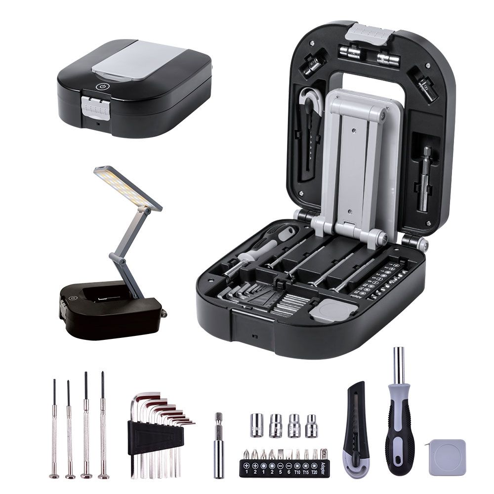 30-PC Tool Kit With Light