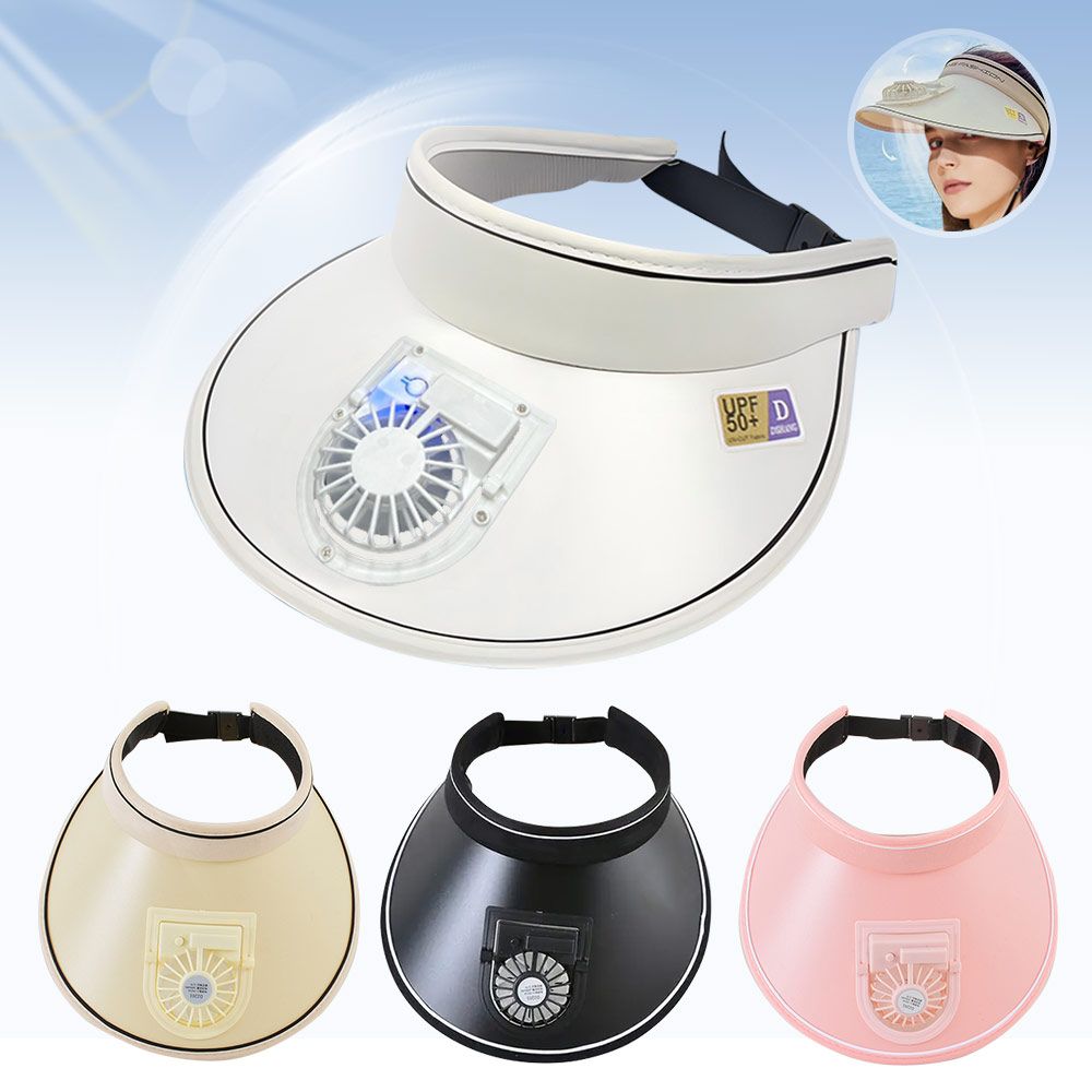 Visor With USB Fan