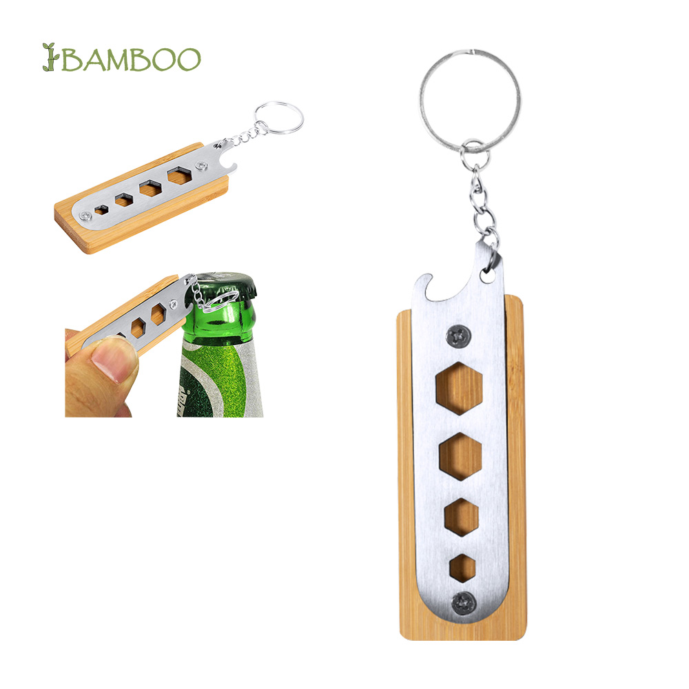 Bamboo Keychain