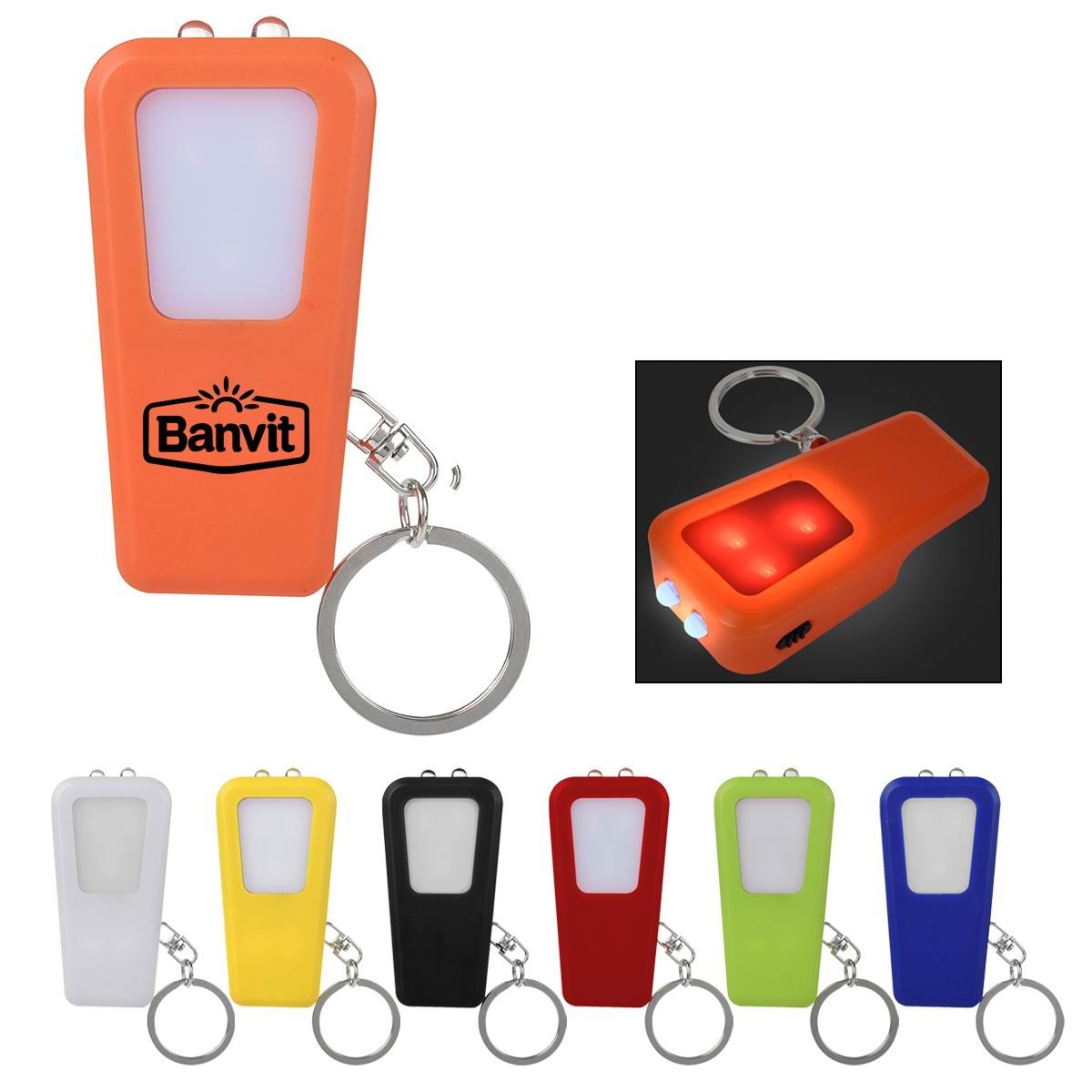 2LED Light With Whistle