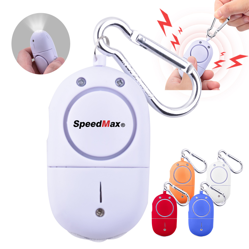 2LED Personal Alarm With Carabiner