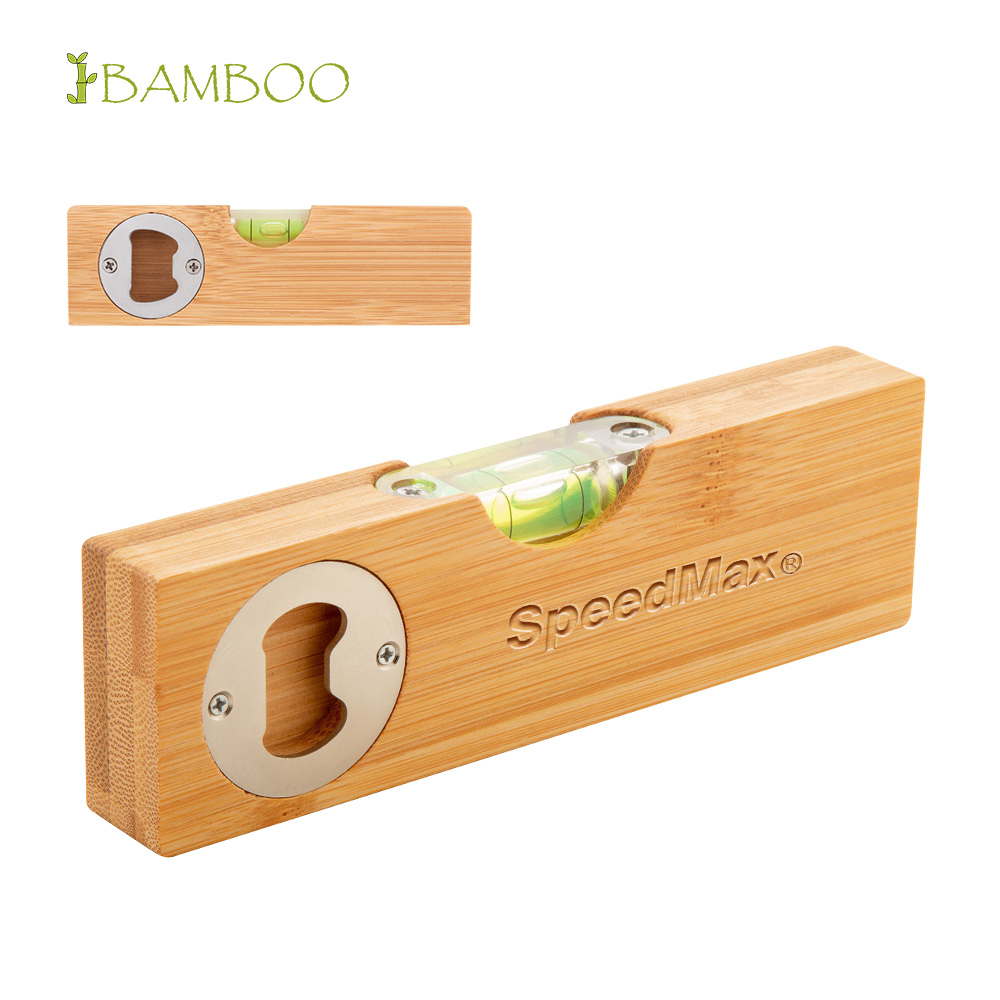 Bamboo Bottle Opener With Lever