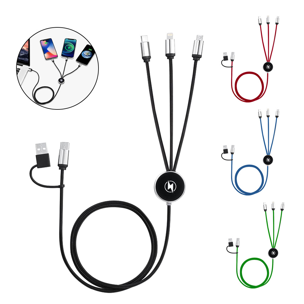 3-In-1 Light-Up Charge Cable