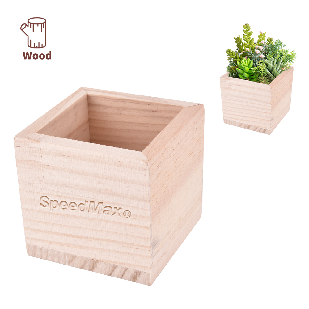 Wooden Flowerpot