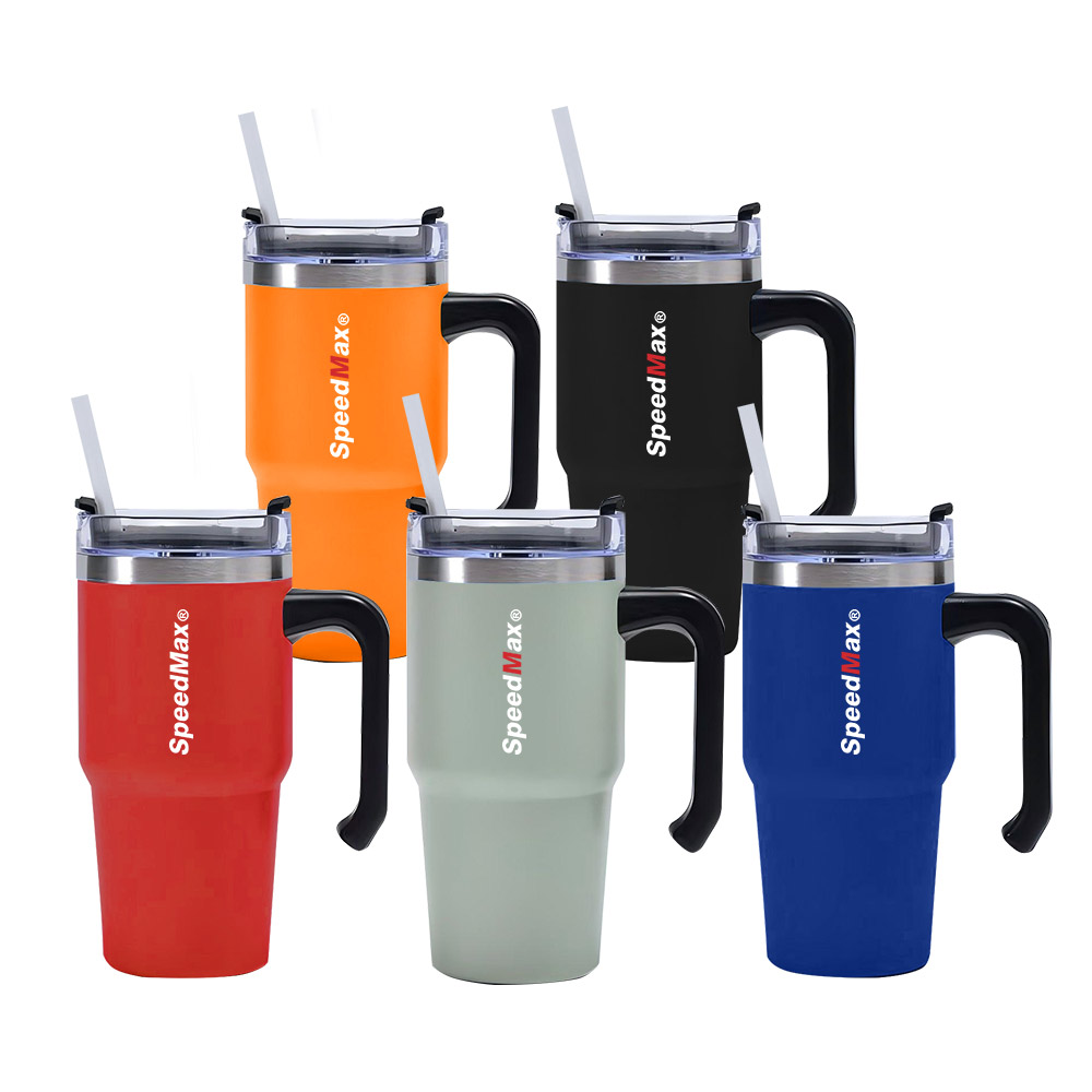 20 oz. Insulated Travel Mug With Straw