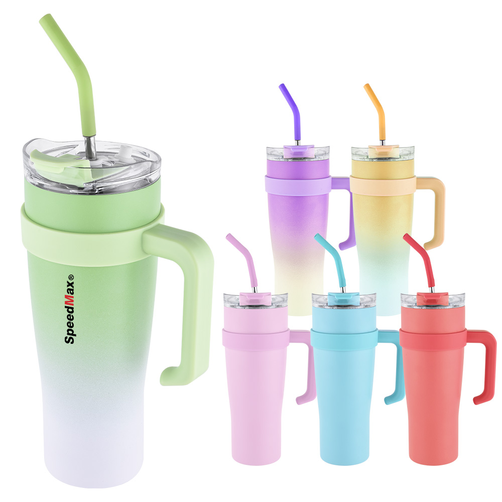 40 OZ Thermo Mug With Straw