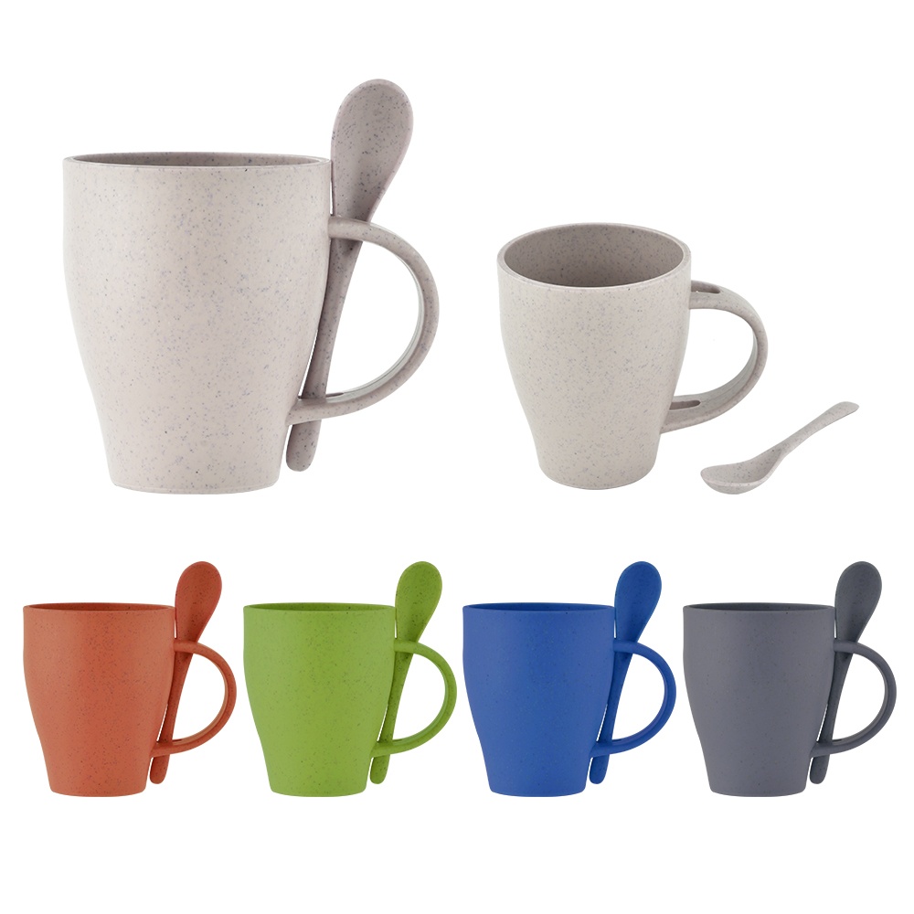 12oz.Wheat Straw Fiber Coffee Cup