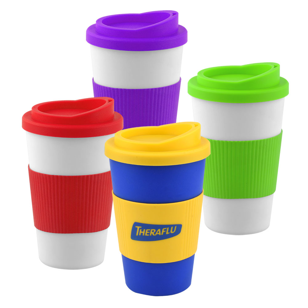 12 oz. Double Wall Plastic Coffee Tumbler