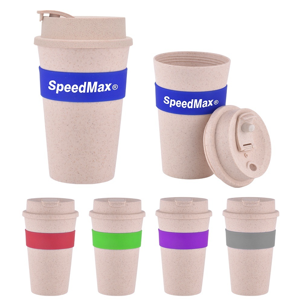 16oz.Wheat Straw Fiber Coffee Cup