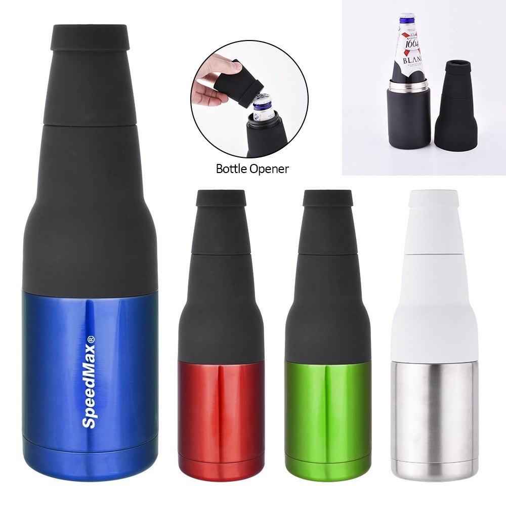 350ML Stainless Steel Bottle Cooler W/Opener