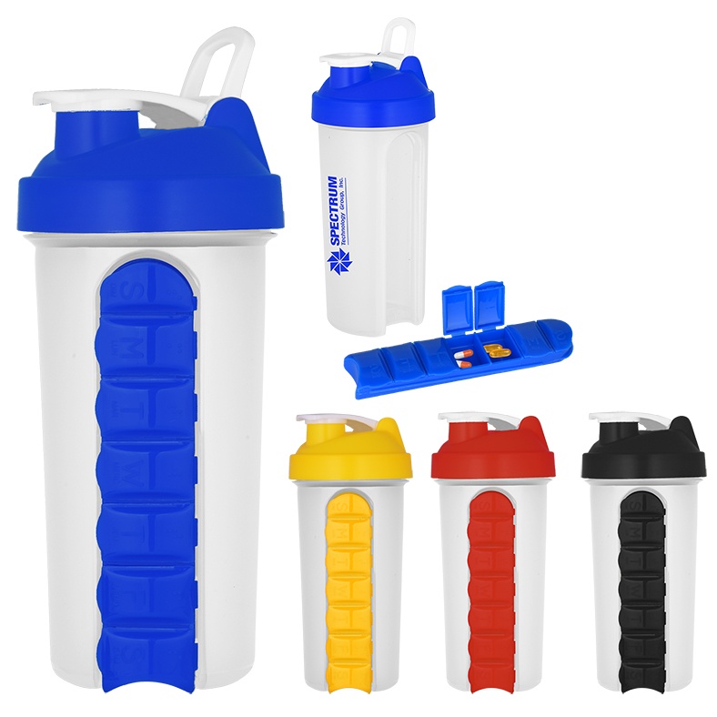 700ML Shake Blender Tumbler With Pill Box