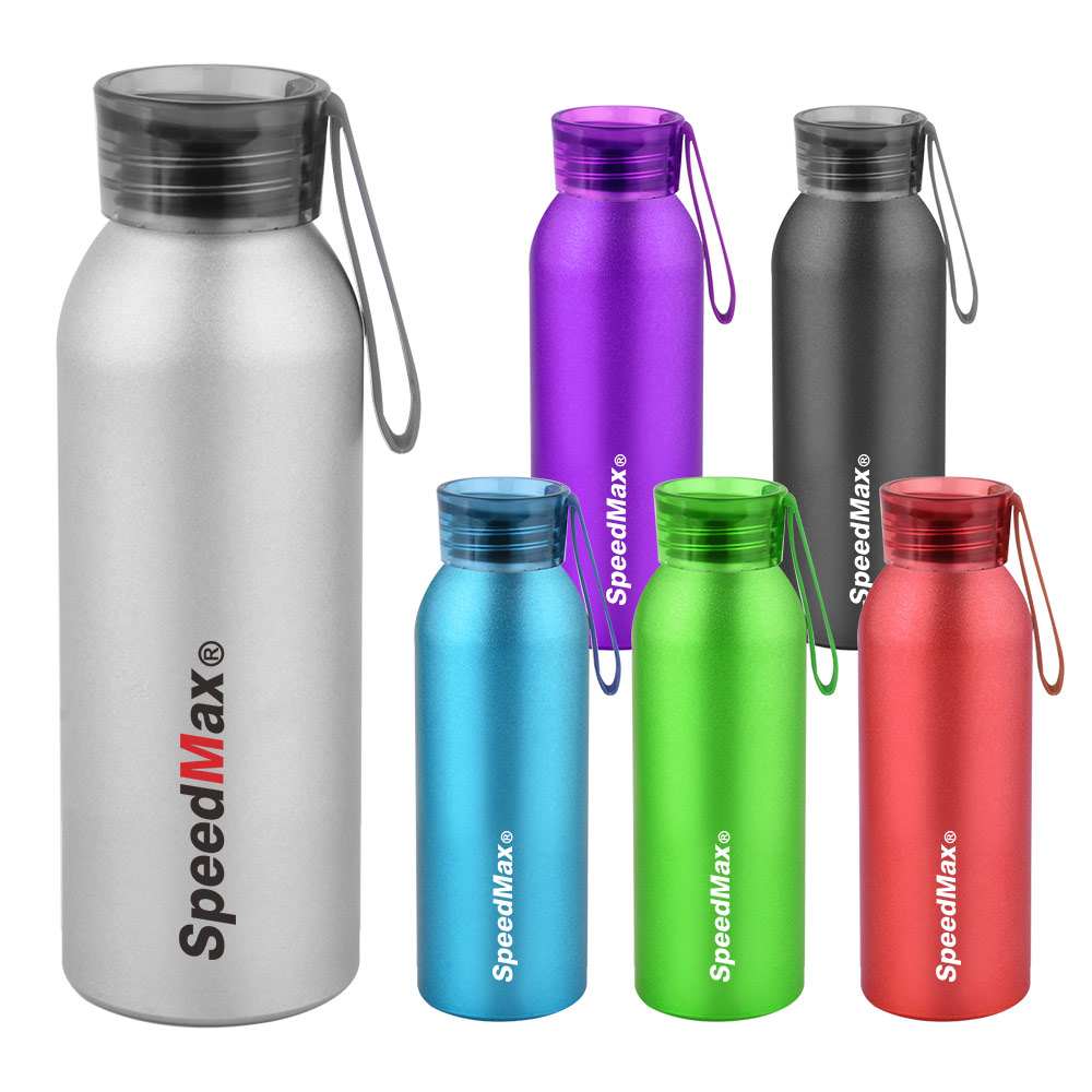 500ML Aluminum Water Bottle With Silicon Belt