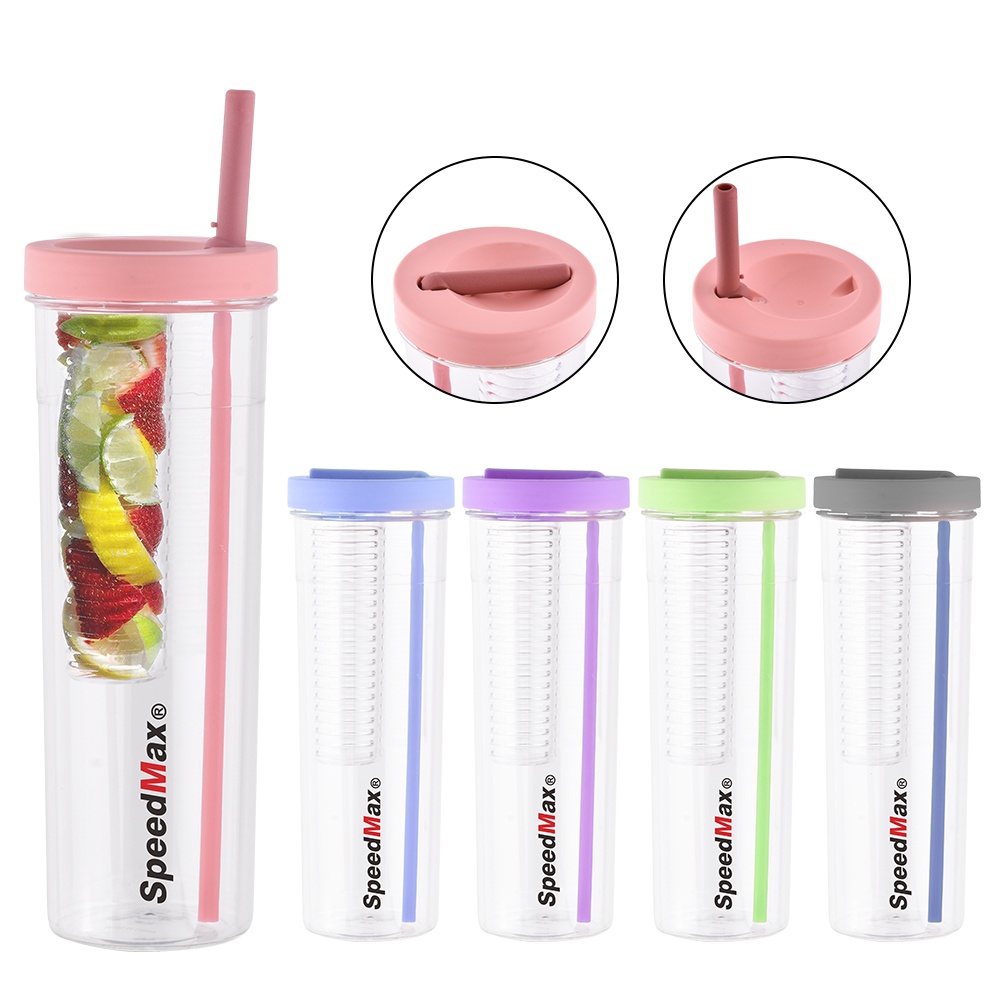 700ML Plastic Water Bottle With Fruit Infuser