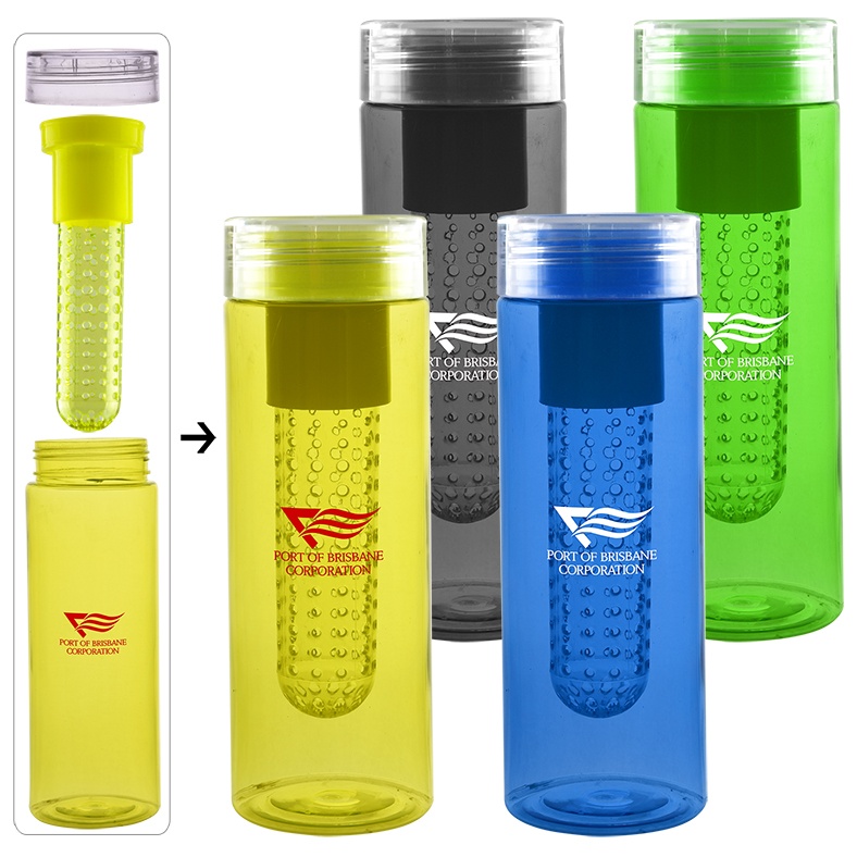800ML Plastic Water Bottle With Fruit Infuser
