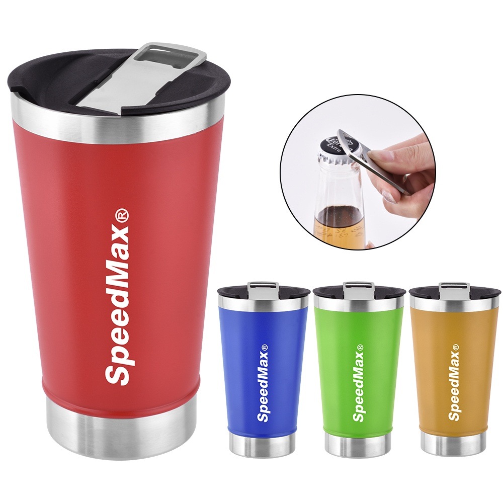 18oz Thermo Beer Tumbler With Bottle Opener