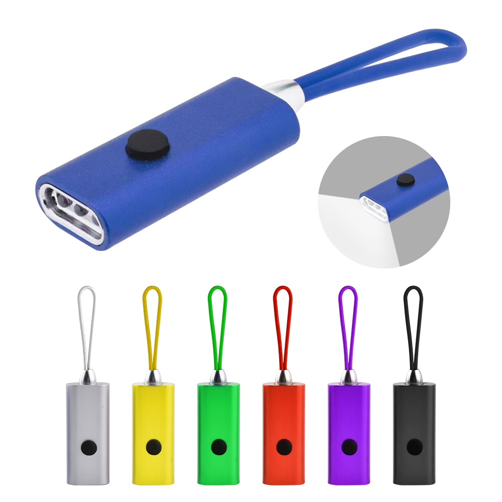 3 LED Aluminum Flashlight With Strap