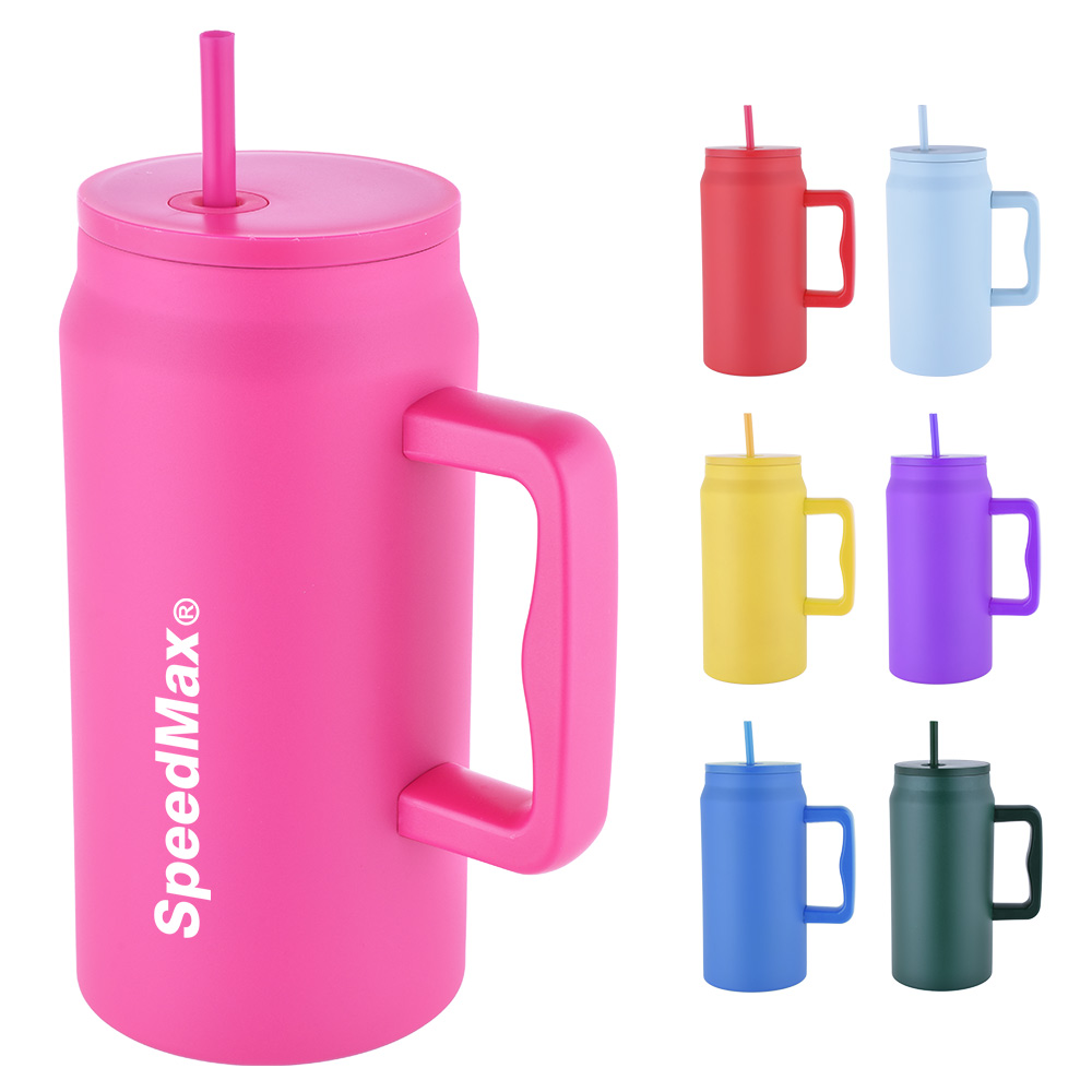 50oz Thermo Mug With Straw