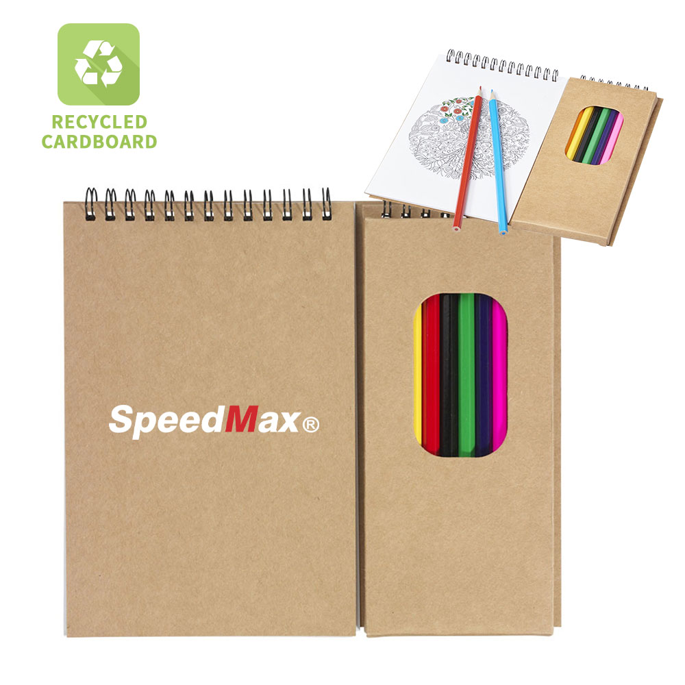 Spiral Notebook With Pencil Set