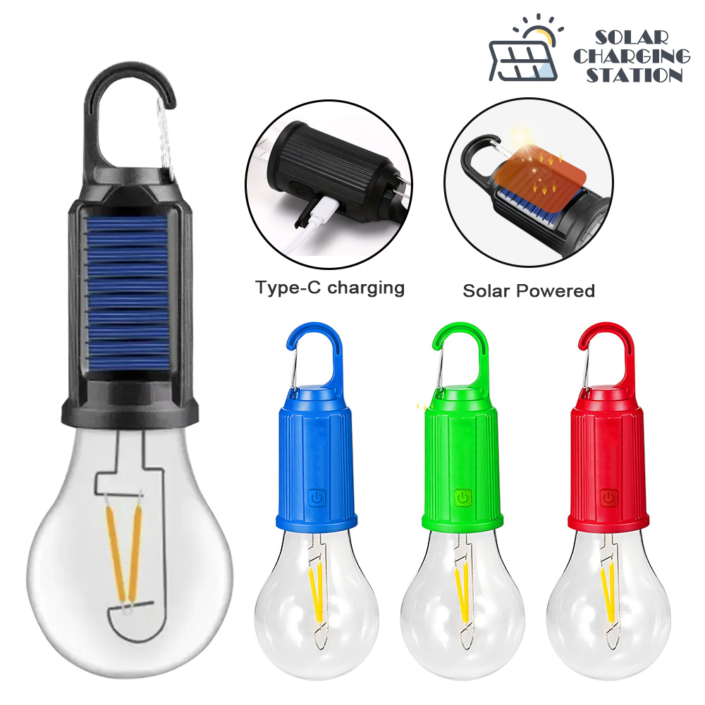 Solar Powered Bulb Light