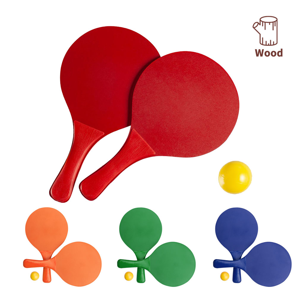 Wood Beach Rackets Set